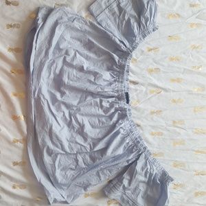 Boho off shoulder crop top